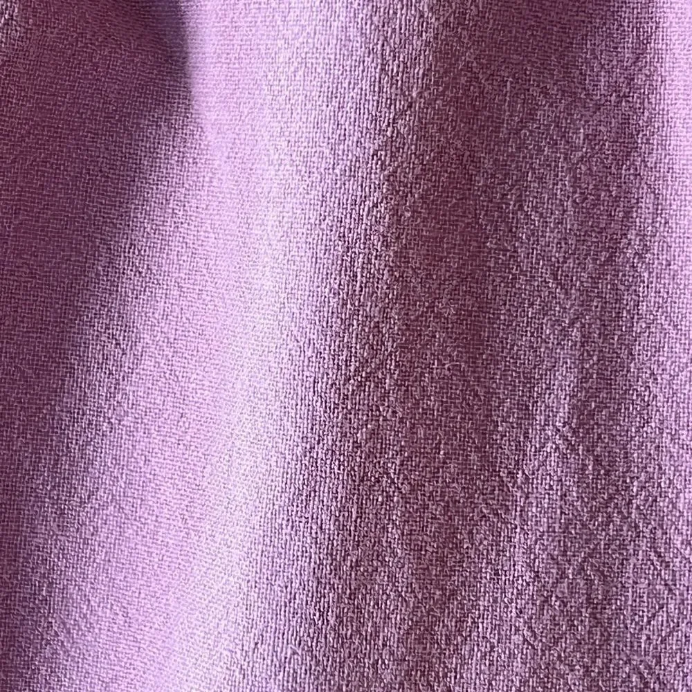 High waist cotton shorts elastic string waist color lavender Barbie core NWOT
